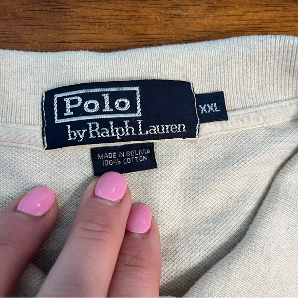 Ralph Lauren Light Tan Polo Shirt - Picture 2 of 6